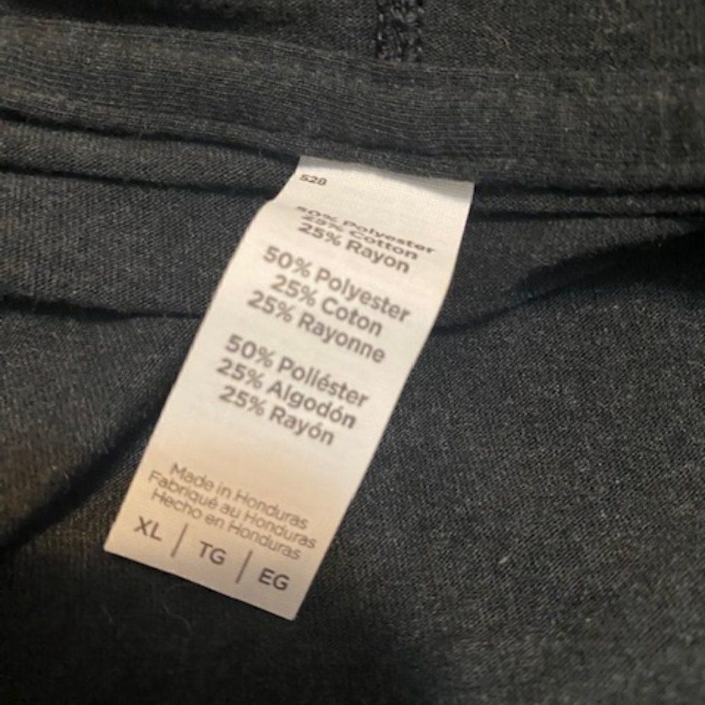 Sanmar Gray Open Cardigan Hoodie, Size Xl View 4